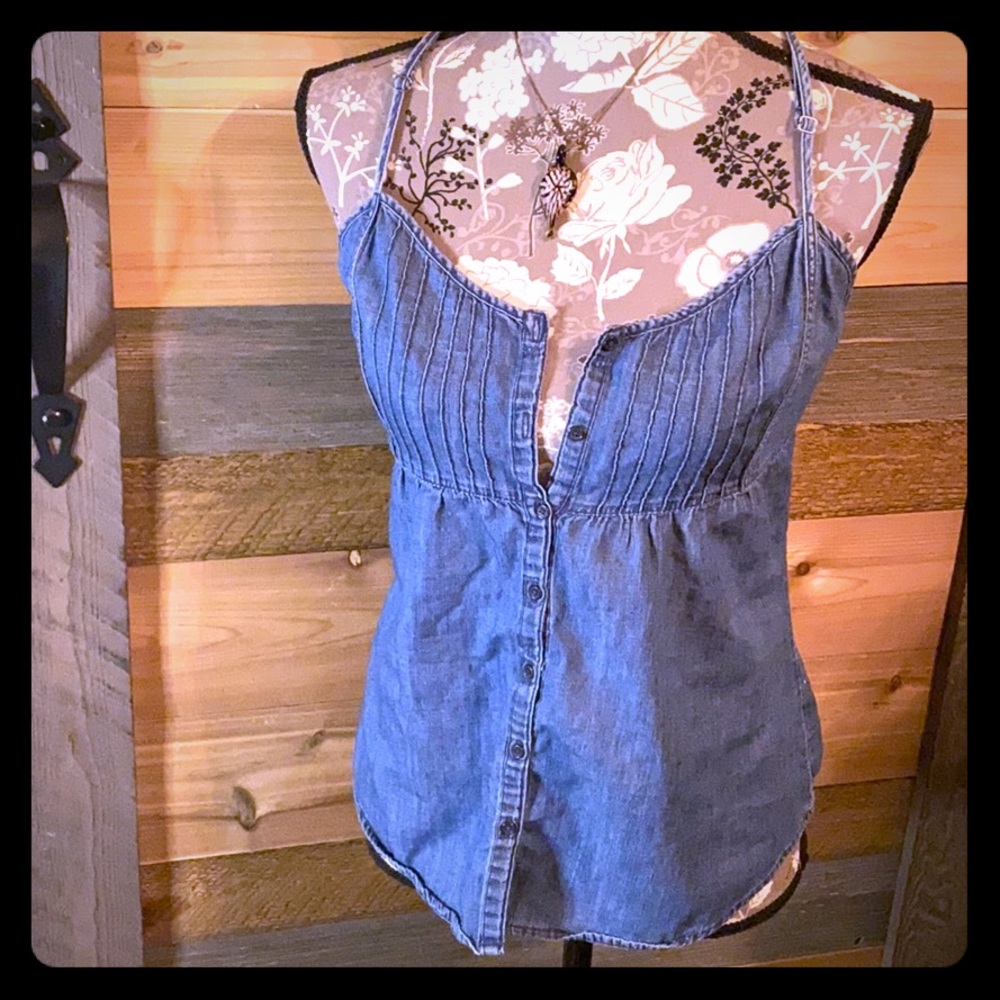 Maurice Jean button up spaghetti strap